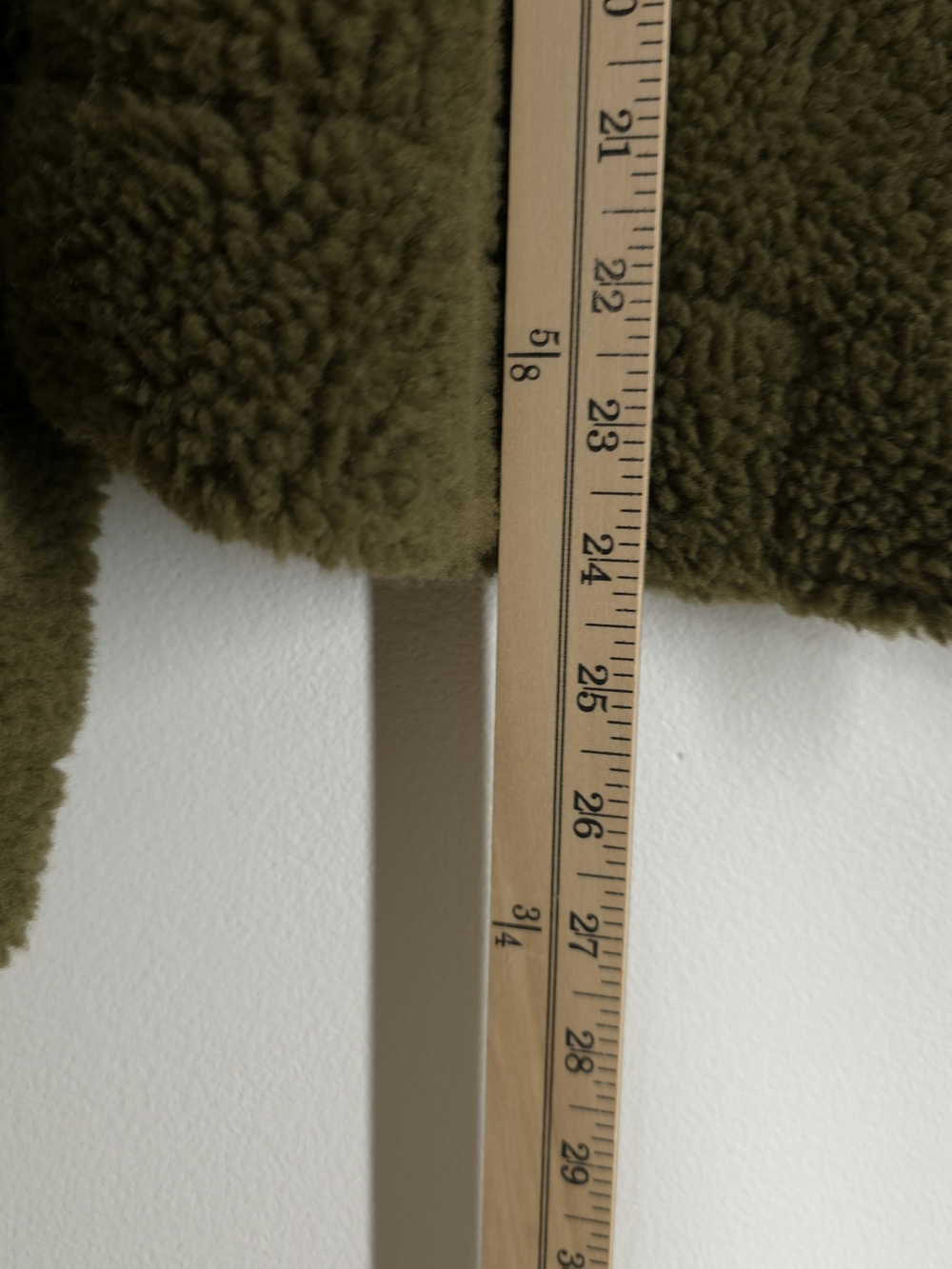 Banana Republic Olive Green Sherpa Teddy Jacket Coat Women’s M - Picture 7 of 7
